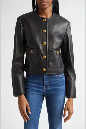 VERONICA BEARD Andrea Leather Jacket in at Nordstrom, Size 10