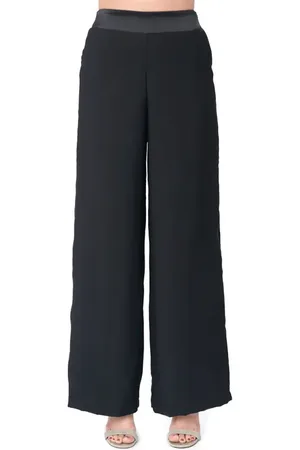 GIBSONLOOK Solstice Wide Leg Satin Pants in at Nordstrom, Size Xx-Small