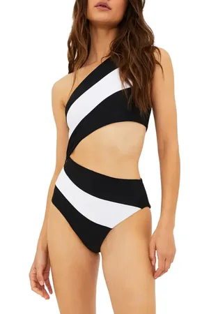 Beach Riot Joyce Cutout One-Shoulder One-Piece Swimsuit in at Nordstrom, Size X-Small