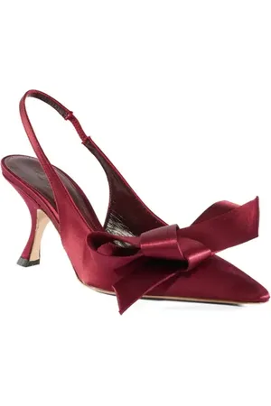 Giambattista Valli Bow Satin Slingback Pump in at Nordstrom, Size 7.5Us