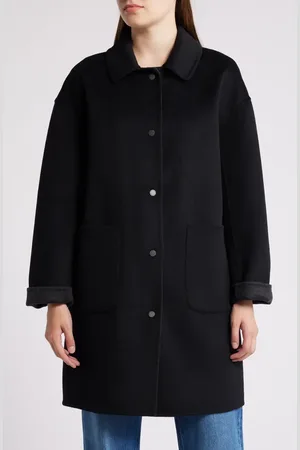 BCBG Max Azria Reversible Wool Blend Barn Jacket in at Nordstrom, Size X-Large
