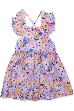 Worthy Threads Girls Ruffle Sleeve Dress in at Nordstrom, Size 3T