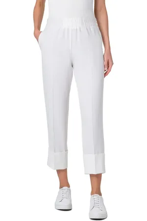 AKRIS Farell Wide Cuff Crop Pants in at Nordstrom, Size 2