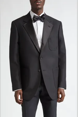 Thom Browne Unstructured Wool & Mohair Tuxedo Jacket in at Nordstrom, Size 1