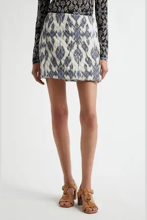 ULLA JOHNSON Zina Quilted Wrap Miniskirt in at Nordstrom, Size 6