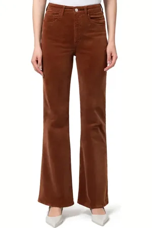 Mavi Los Angeles High Waist Flare Leg Velvet Pants in at Nordstrom, Size 25 X 32