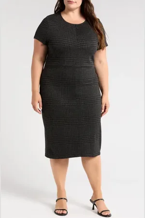 UNIVERSAL STANDARD Executive Stretch Ponte Dress in at Nordstrom, Size 4Xl