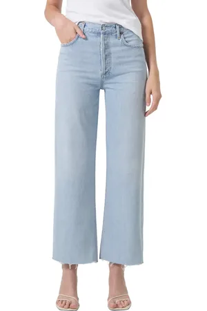 AGOLDE Ren High Waist Wide Leg Jeans in at Nordstrom, Size 32
