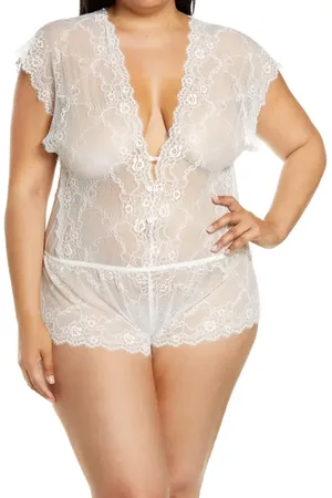Coquette Lace Romper in at Nordstrom