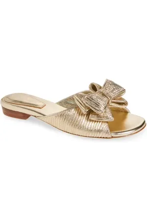 KOKO + PALENKI Dara Bow Slide Sandal in at Nordstrom, Size 8.5