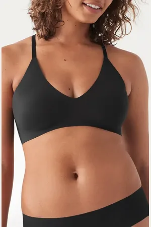 True & Co. True Body Boost Triangle Lace Convertible Strap Bra in at Nordstrom, Size Large