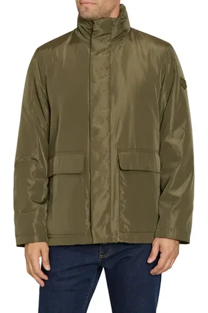 Sam Edelman Water Resistant Jacket with Removable Hood in at Nordstrom, Size Medium