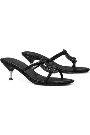 Tory Burch Miller Bomb?? Pav?? Kitten Heel Slide Sandal in at Nordstrom, Size 7