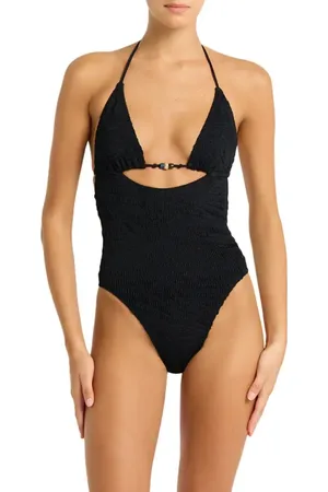 Bond Eye Fowler Beaded One-Piece Swimsuit in at Nordstrom
