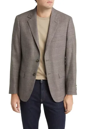Daniel Hechter Plaid Wool Sport Coat in at Nordstrom, Size 38Regular