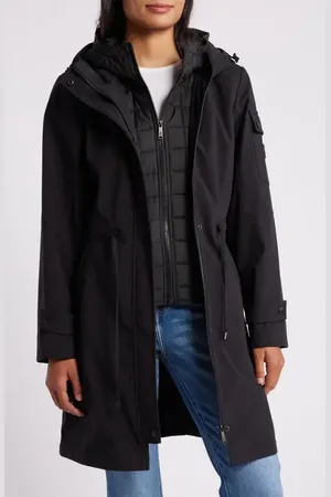 Sam Edelman Hooded Longline Parka in at Nordstrom, Size X-Small