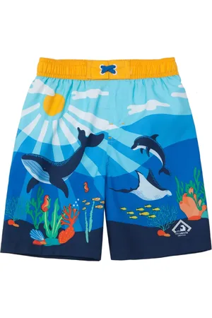 Rokka & rolla Toddler Swim Trunks with Mesh Lining UPF 50+ in at Nordstrom, Size 5T