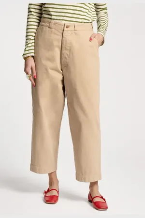 FRANCES VALENTINE Boyfriend Khaki Cotton in at Nordstrom, Size 4
