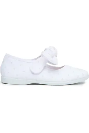CHILDRENCHIC Swiss Dot Mary Jane Canvas Sneaker in at Nordstrom, Size 3Us