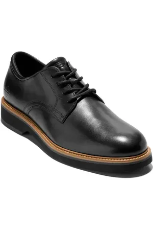 Cole Haan American Classics Montrose Plain Toe Derby in Black /Ch Dark Chocol at Nordstrom, Size 12
