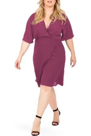 Standards & Practices Candice Georgette Wrap Dress in at Nordstrom, Size 1X