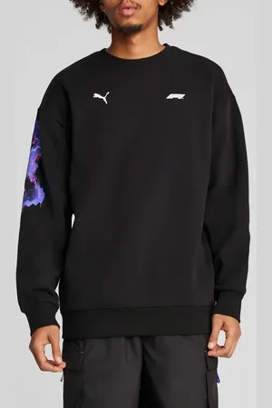 PUMA F1 Neon Energy Long Sleeve Graphic T-Shirt in Black at Nordstrom, Size Medium