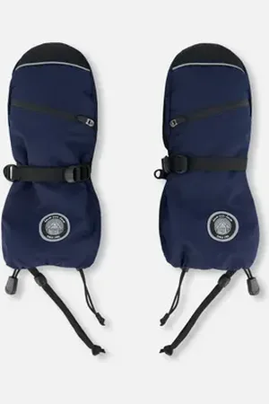 Deux par Deux Kids Unisex Technical Mittens Navy in at Nordstrom, Size 8