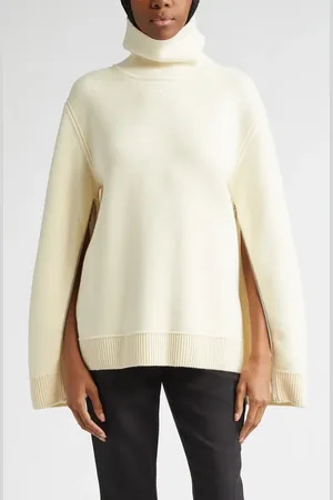 Courrèges Merino Wool Blend Turtleneck Sweater in at Nordstrom, Size X-Small