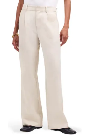 Madewell Slouchy Straight Leg Twill Pants in at Nordstrom, Size 12