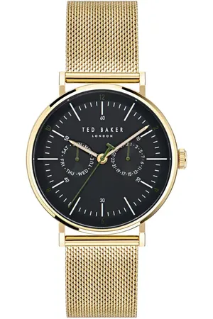 Ted Baker Timeless Mesh Bracelet Watch in Gold-Tone at Nordstrom