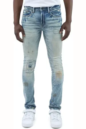PRPS Zoom Skinny Fit Stretch Rip & Repair Jeans in at Nordstrom, Size 34