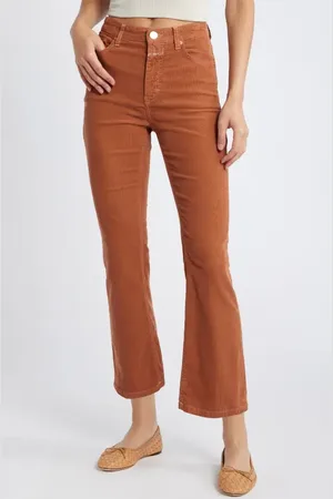Closed Hi-Sun High Waist Ankle Flare Corduroy Pants in at Nordstrom, Size 27
