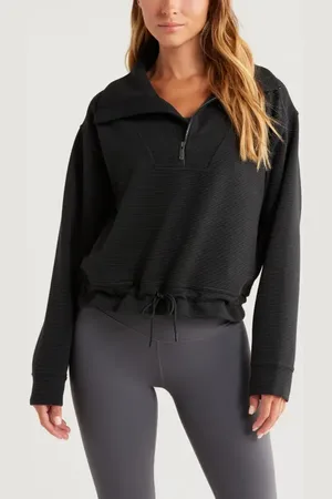 Zella Kickback Ottoman Half Zip Pullover in at Nordstrom, Size X-Small