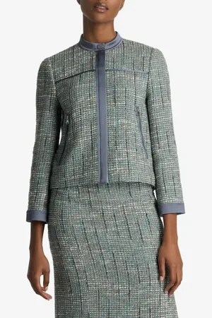 ST. JOHN Metallic Tweed Jacket in at Nordstrom, Size 10