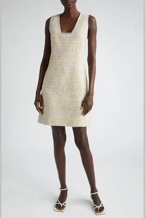 ST. JOHN Metallic Tweed Sleeveless Dress in at Nordstrom, Size 4