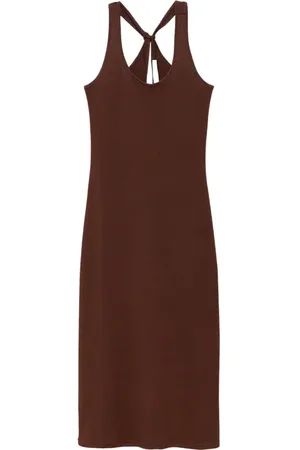 MANGO Racerback Knit Dress in at Nordstrom, Size 4
