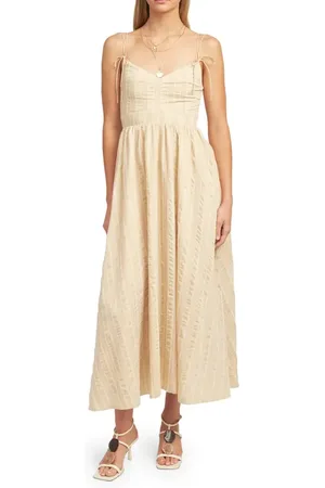En Saison Brubeck Stripe Midi Dress in at Nordstrom, Size Small