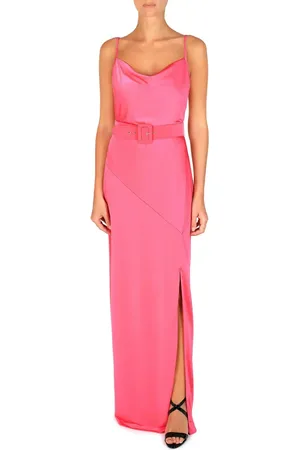 Julia Jordan Cowl Neck Belted Maxi Dress in at Nordstrom, Size 2