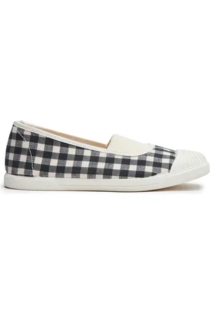 CHILDRENCHIC Gingham Canvas Flat in at Nordstrom, Size 8Us