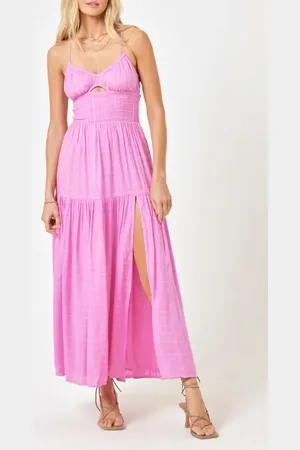 L*Space Calla Smocked Cover-Up Sundress in at Nordstrom, Size X-Small