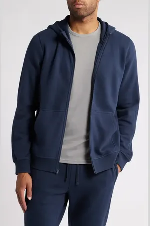 Zella Cloud Fleeze Zip Hoodie in at Nordstrom, Size Small