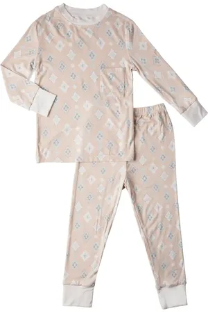 Everly Grey Fitted Two-Piece Pajamas in at Nordstrom, Size 12-18M
