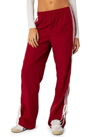 Edikted Remy Tie Detail Track Pants in at Nordstrom, Size X-Small