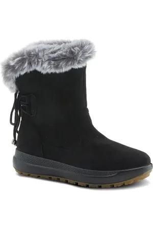 Flexus by Spring Step Snowbird Faux Fur Waterproof Boot in at Nordstrom, Size 5.5-6Us