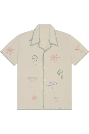 MAVRANS Palms Camp Shirt in at Nordstrom, Size Large