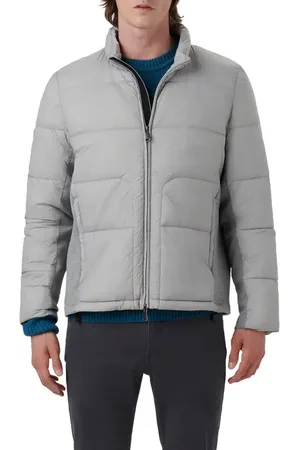 Bugatchi Water Resistant Zip-Up Puffer Jacket in at Nordstrom, Size Small
