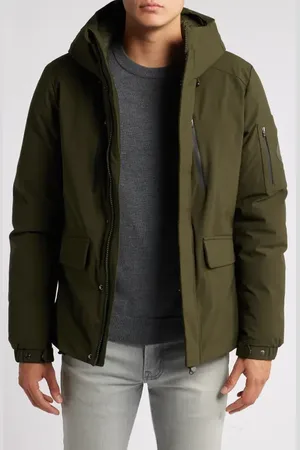 save the duck Hiram Water Repellent Hooded Coat in at Nordstrom, Size Medium