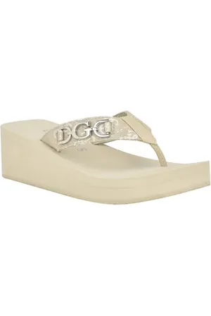 Guess Edany Platform Wedge Flip Flop in at Nordstrom, Size 8