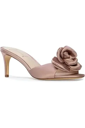 BLACK SUEDE STUDIO Josey Slide Sandal in at Nordstrom, Size 9Us
