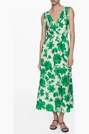 MANGO Floral Sleeveless Maxi Dress in at Nordstrom, Size 2